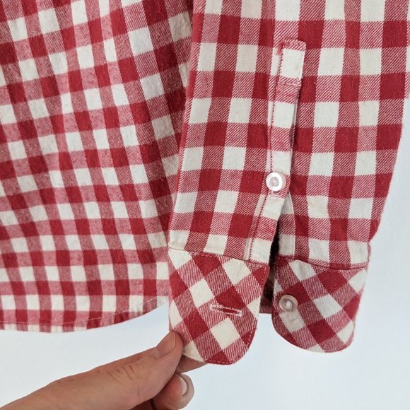 PJ by Peter Jensen Triple Collar Shirt Gingham Peter Pan Collar - Picture 5 of 9